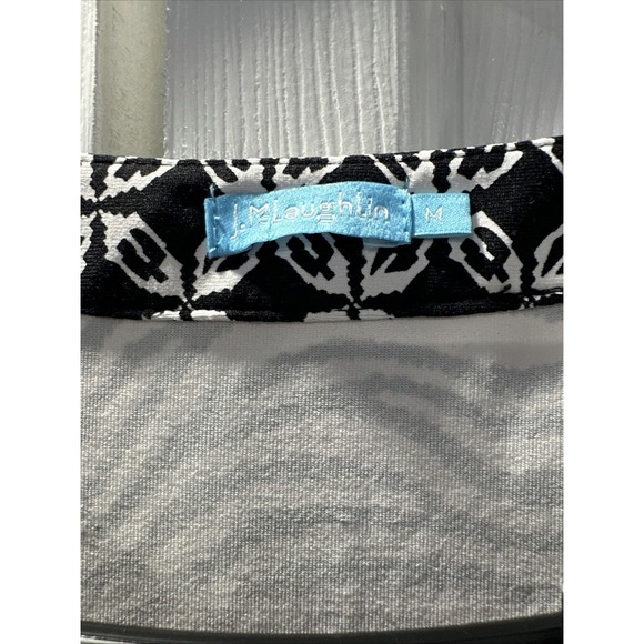 J. McLaughlin Dress, Size Med, Lola, Catalina Cloth, Zebra Print, Long Sleeve - Picture 2 of 5